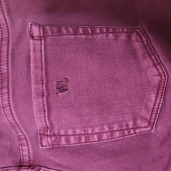 𝅺WASH Lab Mid-Rise Fay Skinny Jeans, Dark Purple, Size 27 NWT - Picture 7 of 11